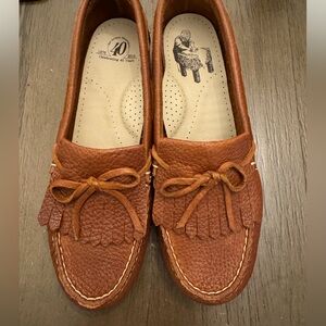 SAS Women’s Kiltie Brown Leather Loafers Size 8 -40th Anniversary